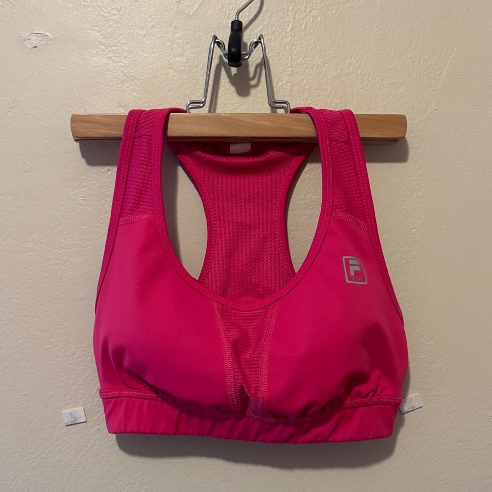 Fila Hot Pink Sports Bra